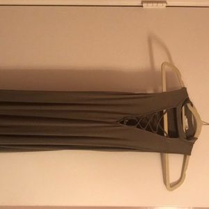 Army green tight fitting dress